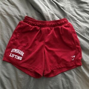 Gymshark Men’s Athletic Red Shorts